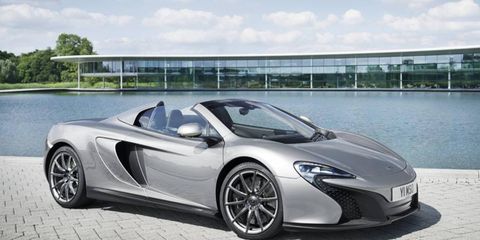 The McLaren MSO 650S Spider is based on the Concept Coupe revealed in China.