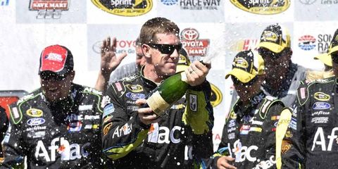 Carl Edwards earned a win and a spot in the Chase at Sonoma.