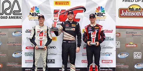Mike Skeen, Tim Pappas and Nic Jonsson all picked up wins Friday in the Pirelli World Challenge.