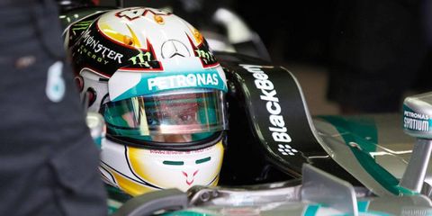 Lewis Hamilton was quickest in Friday practice for the Formula One Austrian Grand Prix on Friday. Mercedes teammate Nico Rosberg was second.