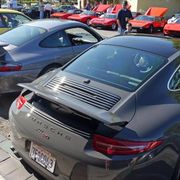 Cool cars old and new are at the La Canada Cars & Coffee the first Saturday of the month.