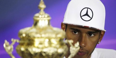 Lewis Hamilton and Mercedes have been dominant all season long. Hamilton met wit the press on Sunday after his win at the British Grand Prix.