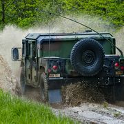 The Humvees that will be auctioned off are ones that have been used on military bases inside the U.S.