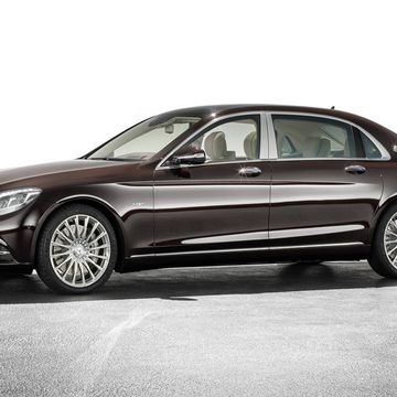 It's big and fast, comes with solid silver Maybach-branded champagne flutes, and has the quietest interior of any production sedan in the world.