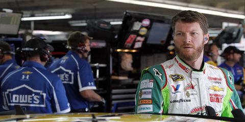 Dale Earnhardt Jr. turned 40 on Friday prior to Saturday's Sprint Cup race in Charlotte.