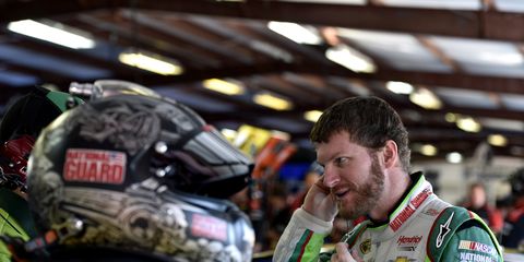 Dale Earnhardt Jr. was ousted from Chase contention on Sunday at Talladega.