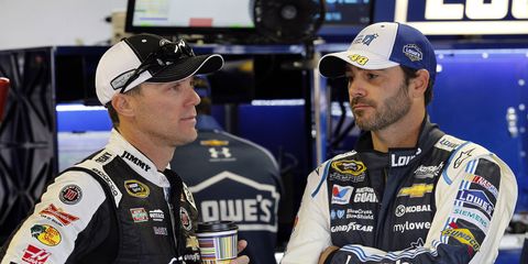 Jimmie Johnson, who has six Sprint Cups to his credit, says that Kevin Harvick was the right winner this year.