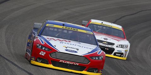 Joey Logano kept his NASCAR Sprint Cup Chase hopes alive in Texas.
