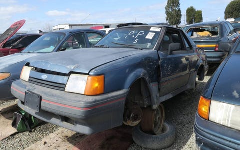 junkyard treasure 1988 ford escort exp luxury coupe junkyard treasure 1988 ford escort exp