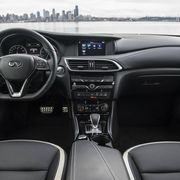 2018 Infiniti QX30 Luxury and Premium grades feature eight-way power adjustable front seats with four-way power-adjustable lumbar support. Heated front seats are standard on Luxury and Premium grades. The rear seat is a fold-flat, 60/40 split-folding design for added utility. A rear seat pass-through (ski hatch) is also available.