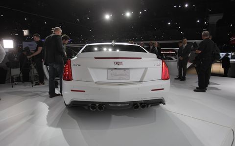 Cadillac ATS-V at the Los Angeles Auto Show