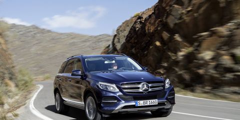 The European GLE250d, shown here, is identical to our GLE300d.