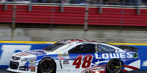 Jimmie Johnson could become the fifth NASCAR Sprint Cup driver ever to win 10 races at a single track if he wins this weekend at Dover