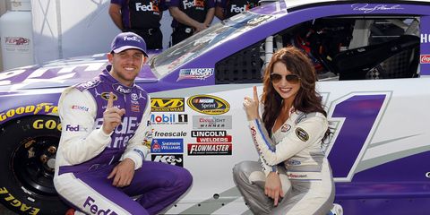 Denny Hamlin captured his first pole of the season on Friday at Dover.