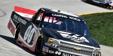 Cole Custer, shown racing in his first Camping World Trucks Series race of the season in Martinsville, will make his second start this weekend in Dover.