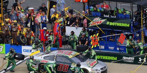 Dale Earnhardt Jr. came close to winning at Talladega and advancing in the Chase, but it wasn't to be.