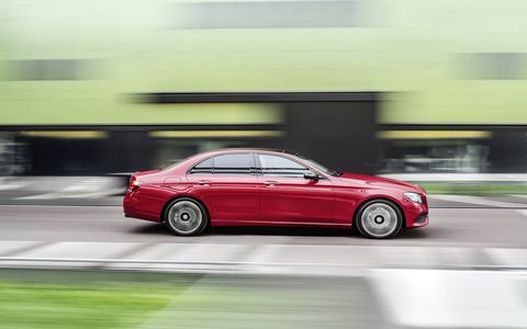 The E-Class made its debut before the Detroit auto show on Sunday.