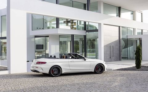 A gallery for the 2017 Mercedes-AMG C63 Cabrio.