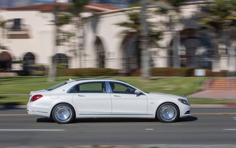 The Maybach is fast and rides like a cushion on air.