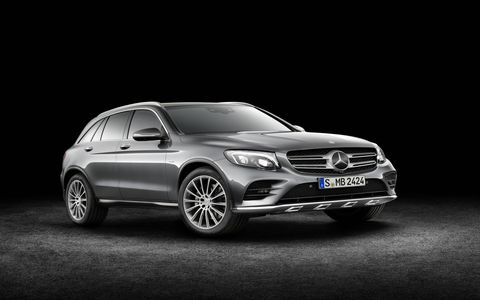 The new Mercedes-Benz GLC compact SUV replaces the GLK in its lineup.