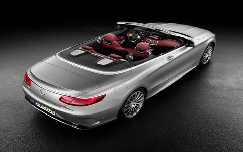 Mercedes showed the S-Class cabriolet ahead of its official Frankfurt motor show reveal.
