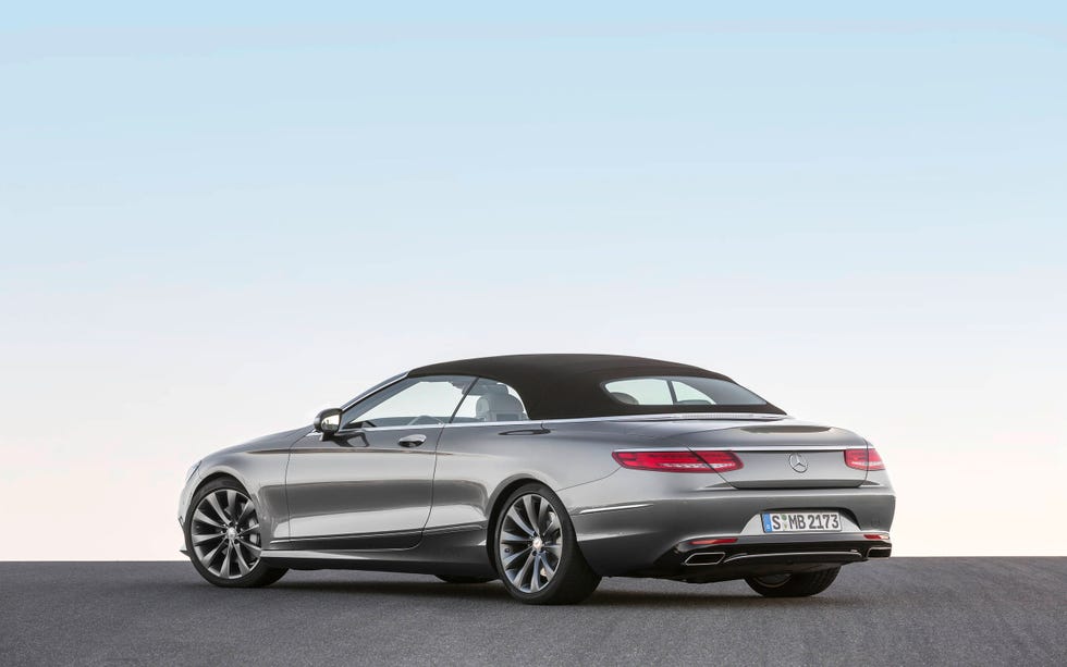 Mercedes showed the S-Class cabriolet ahead of its official Frankfurt motor show reveal.