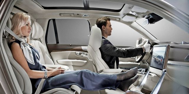 Volvo Business Class Xc90 Lounge, Car Passenger Seat Footrest