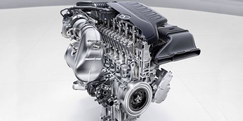 Mercedes will roll out two new six-cylinder engines, with the M256 above boasting the output of a V8.