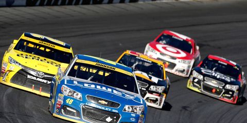 Jimmie Johnson will lead the NASCAR Sprint Cup Series field into the third round of the Chase after his win at Charlotte Motor Speedway.