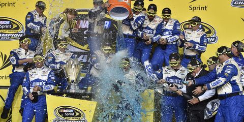 Jimmie Johnson captured his seventh Sprint Cup championship on Sunday at Homestead-Miami Speedway.
