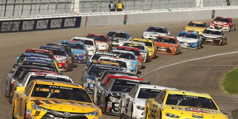 No one received a NASCAR penalty for their roles in Sunday's fight in the Kobalt 400 at Las Vegas Motor Speedway.