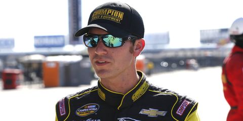 Grant Enfinger captured his first NASCAR Camping World Truck Series victory on Saturday at Talladega Superspeedway