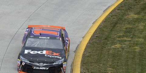 Denny Hamlin just couldn't get it going at Martinsville on Sunday.