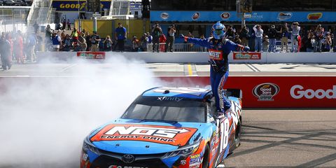 Reigning NASCAR Sprint Cup champion Kyle Busch has won all three NASCAR Xfinity races this season, leaving many fans wondering, "What's the point of having a second-tier series if Cup guys win all the races?"