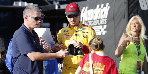 Joey Logano has embraced his mixed reputation with NASCAR fans.