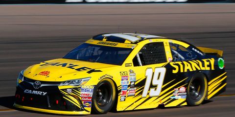 Carl Edwards will be battling Kyle Busch, Jimmie Johnson and Joey Logano for the season championship in the NASCAR Sprint Cup Series finale at Homestead-Miami Speedway on Sunday.