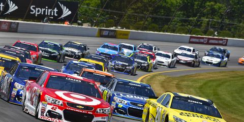 Sunday's NASCAR Sprint Cup rainout at Pocono took a toll on the TV ratings.