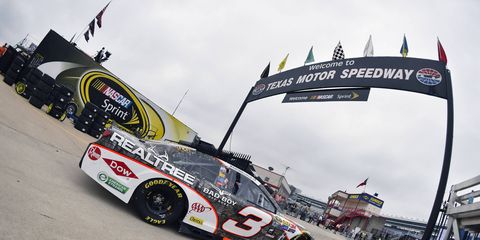 Austin Dillon captured his third Sprint Cup pole on Friday night at Texas