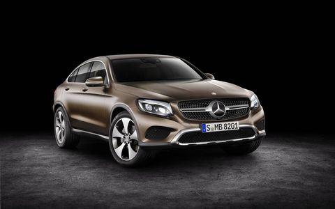 The 2017 Mercedes-Benz GLC gets the coupe treatment before the New York auto show.
