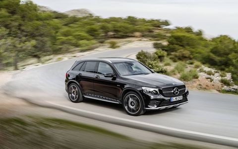 A photo gallery for the 2017 Mercedes-AMG GLC43 SUV that will debut at the New York International Auto Show.