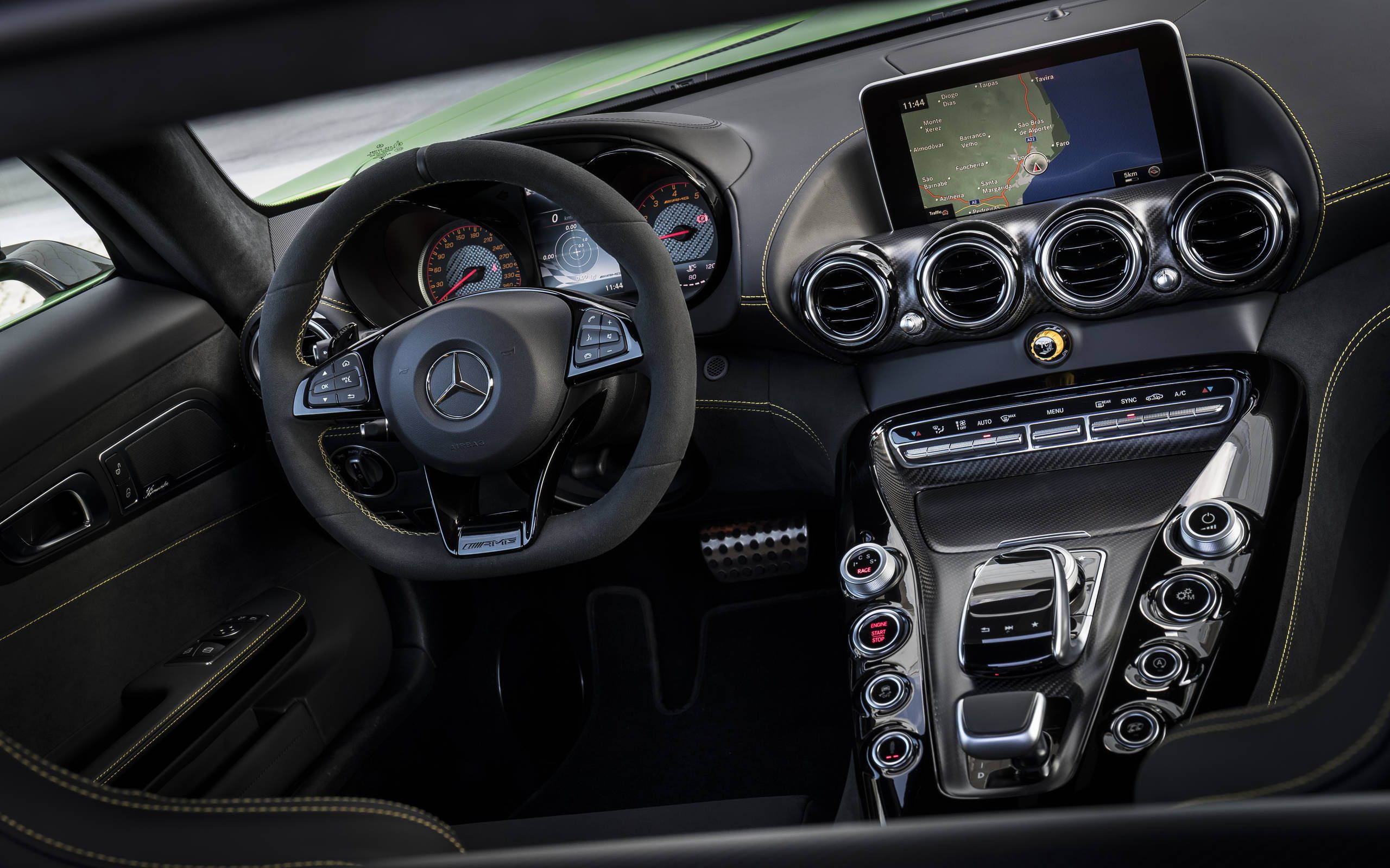 amg gt r interior