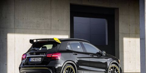 Check out the most radical looking car in the GLA lineup.