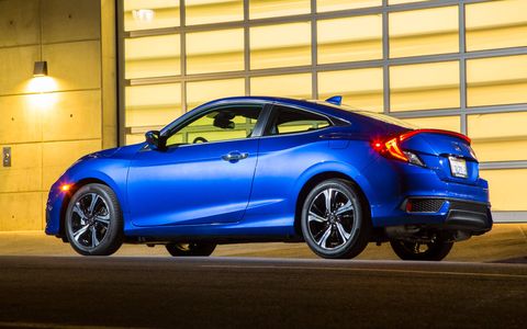 The 2016 Honda Civic is on sale now and sports a 2.0-liter four with 158 hp and 138 lb-ft.