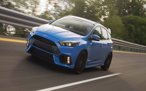 The RS’ 2.3-liter EcoBoost engine (we bet that 315 hp is conservative) is good enough to haul the thing to 62 mph in 4.7 seconds making it the fastest-accelerating Ford RS ever.