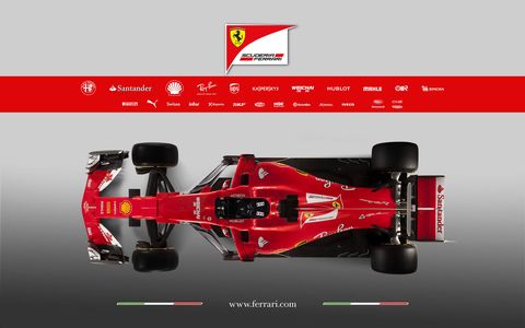 Ferrari F1 team unveiled its 2017 Formula 1 car on Friday.