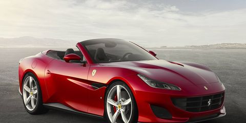 The Ferrari Portofino rockets to 62 mph in just 3.5 seconds thanks to a twin-turbo V8 engine that makes 592 hp and 561 lb-ft of torque.