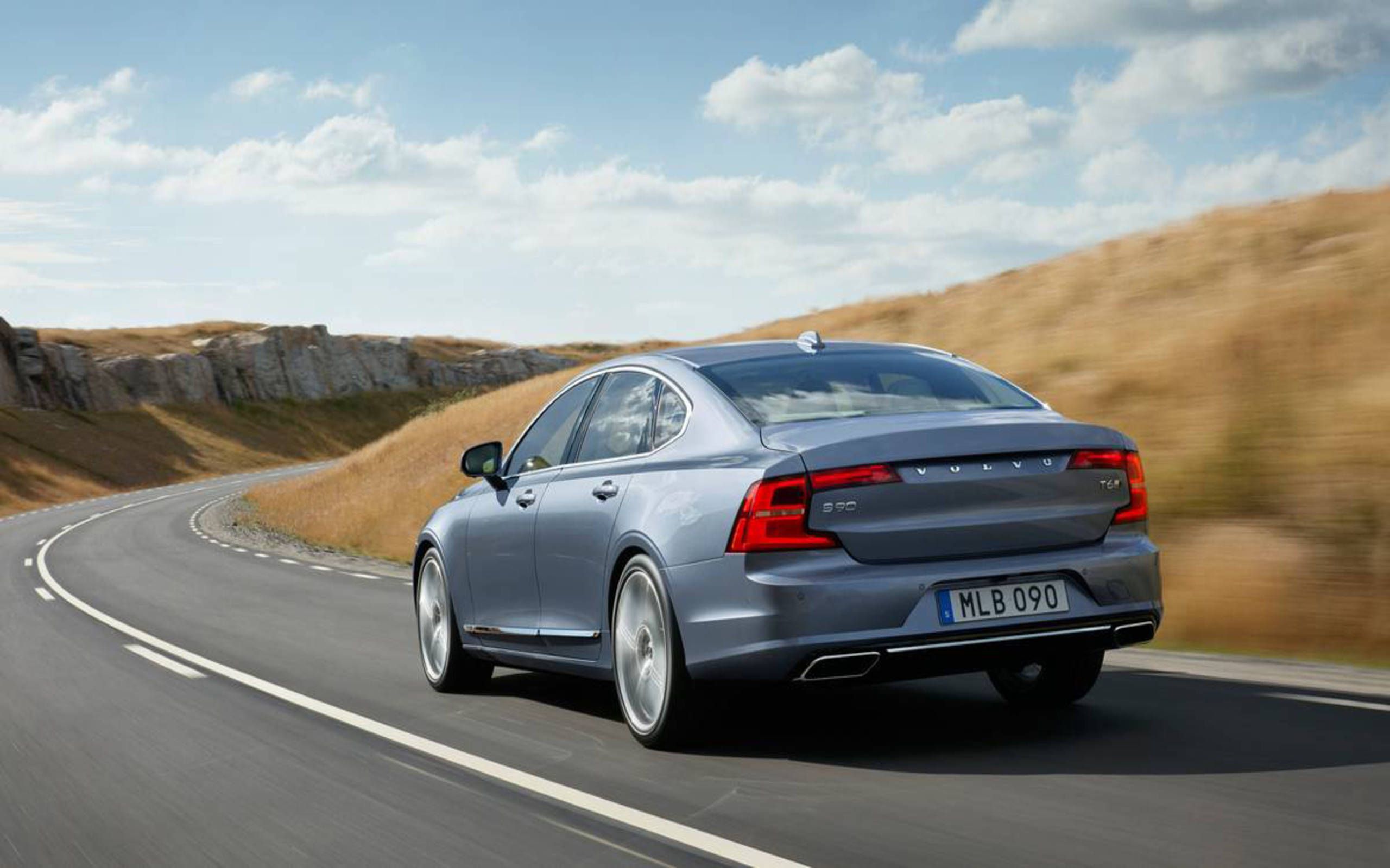 The Volvo S90 will just about handle the driving on highway trips