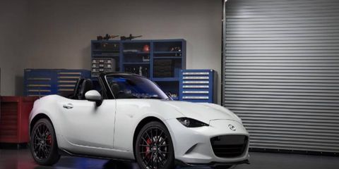 The 2016 Mazda MX-5 accessories concept debuted in Chicago on Friday.
