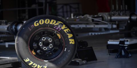 Goodyear is working to find the best tire compound for next year's first race on the Charlotte Motor Speedway roval.