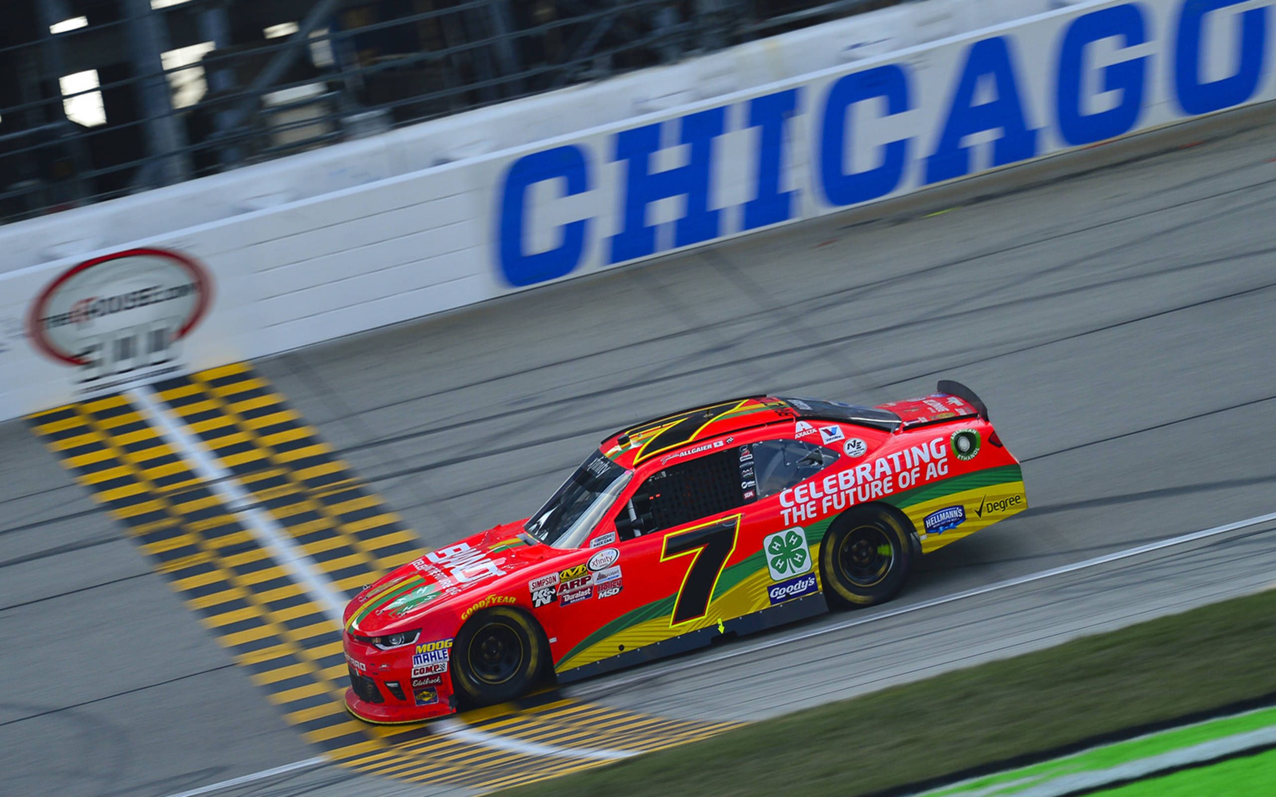 Dale Jr. ends Xfinity race in Victory Lane, celebrating Justin Allgaier's  win